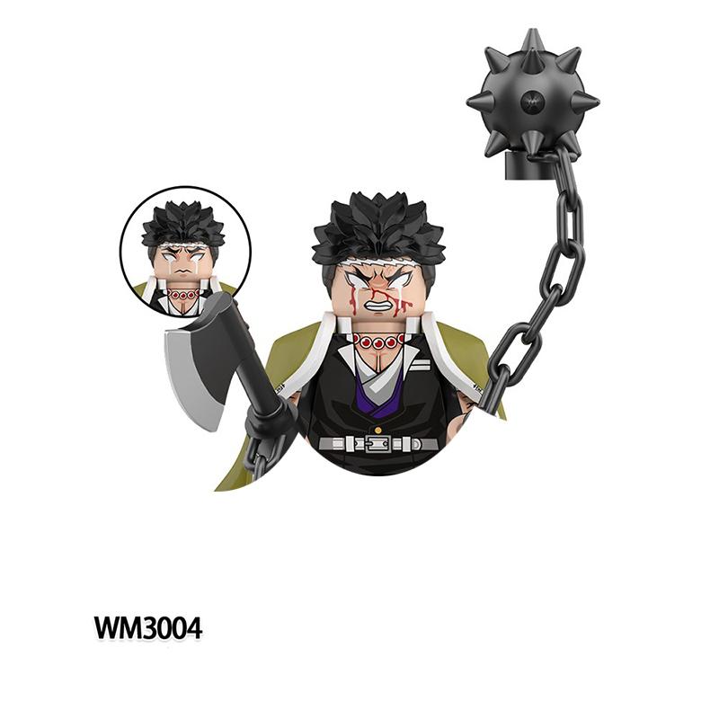 Аниме Клинок, рассекающий демонов Блоки Сюрприз-бокс Wm2998-3008 Кирпичики Для Игрушек Подарков Фигурки Конструкторы Для Детей