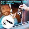 Футбольный брелок ПВХ Мягкая резина Футбольная кукла Подвеска для ключей Милая подвеска для рюкзака