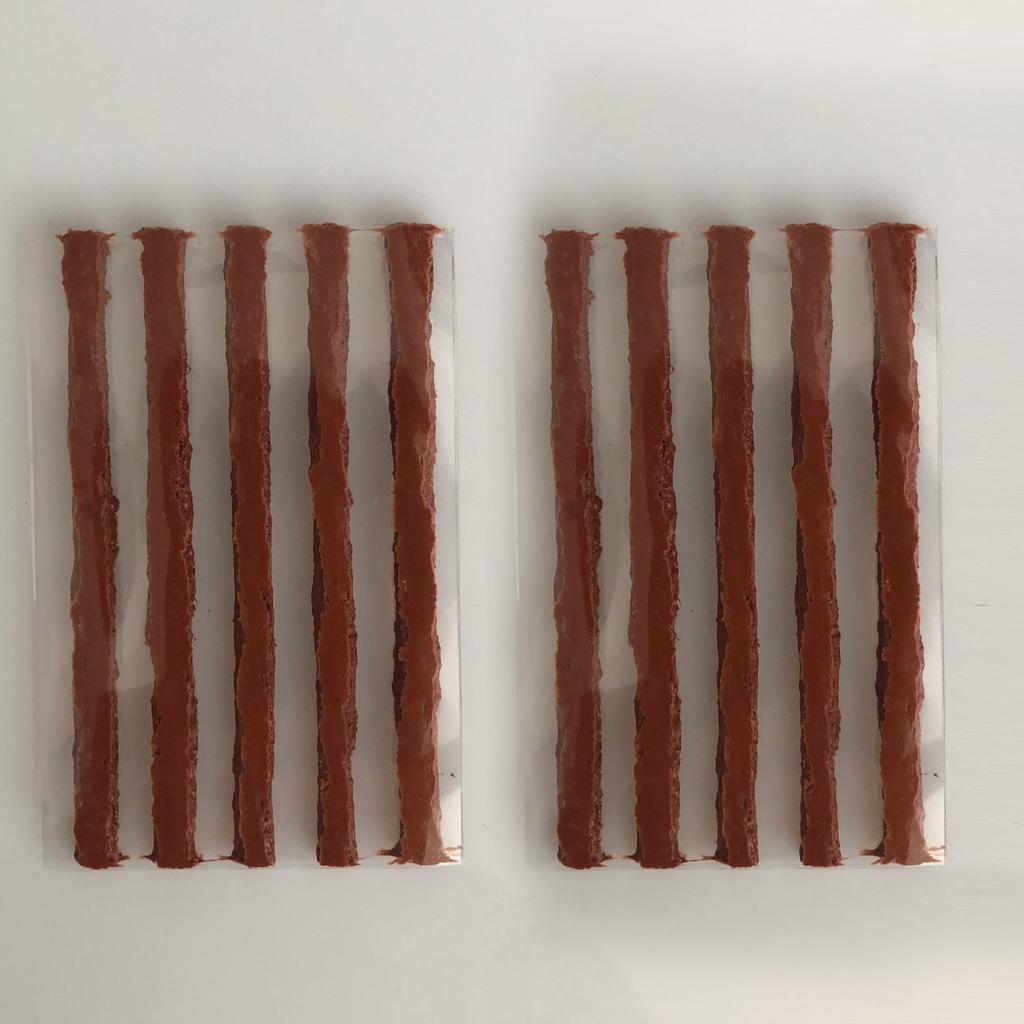 7 Pcs Car Tire Repair Tools Tire Repair Kit with Rubber Strips Tubeless Tyre Puncture Studding Plug Set for Truck Motorcycle