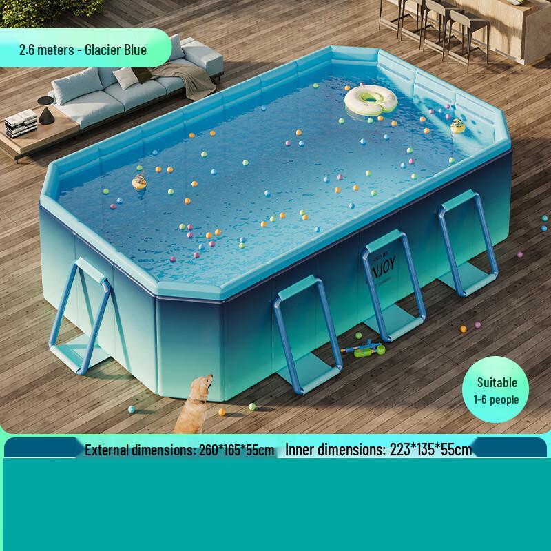 Складной каркасный бассейн для улицы Black Scorpion