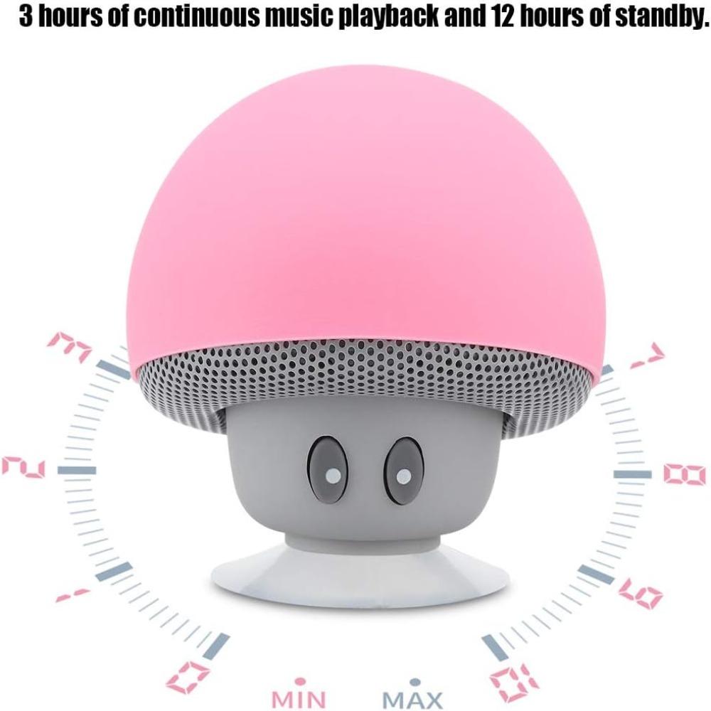 Нижняя присоска Грибной сабвуферный динамик Портативный беспроводной портативный сабвуфер