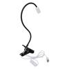 6W Big Chip UV LED Desk Light with Flexible Gooseneck Clamp 360 Degree Rotating Hand Free Clip On Nail Lamp