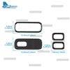 Real Soft Carbon Fiber Car Window Lift Control Frame Trim Sticker For Mercedes Benz A CLA Class W177 W118 C118 2020-2024 2025