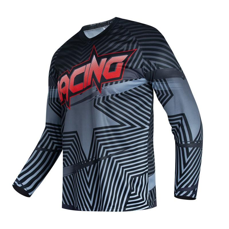 Men Women Mountain Bike Racing Jersey Long Sleeve Quick Dry Breathable Cycling Apparel Riding