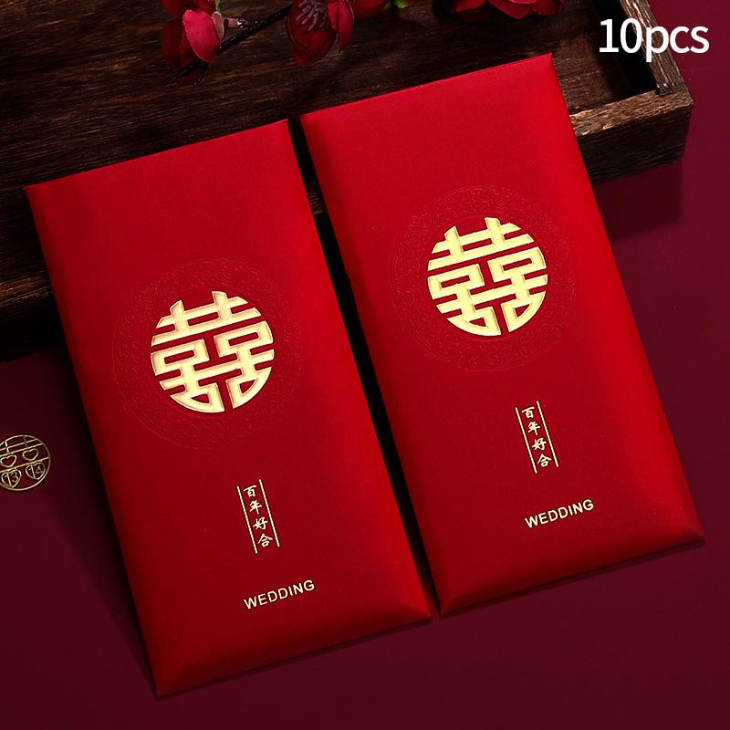1Pc  Cloth Wedding Red Envelope Traditional Chinese Wedding Red Envelope Lucky Money Packets With Tassel Weddings Supplies