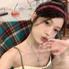 Модные винтажные клетчатые ленты для волос для женщин и девочек, головной убор, повязка на голову для девочек, повязка для волос, обруч для волос, женские аксессуары для волос, головные уборы