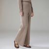 Women's High-Waist Wide-Leg Cashmere Blend Pants