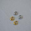 Korean Version Of Fashion Niche Daily Simple Exquisite Brass Gold-Plated Small Mini Water Drop Shape Ear Buckle Earrings Earrings
