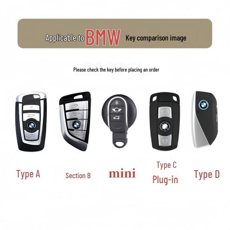 Compatible Key Case for BMW 5 Series 530li (2024), X1, X5/X7, 7 Series 740 (2023), X6, X7