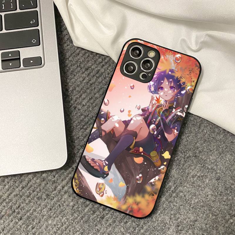 Чехол для телефона Genshin Impact Scaramouche для iPhone 11 12 13 mini pro XS MAX 8 7 6 6S Plus X 5S SE 2020 XR
