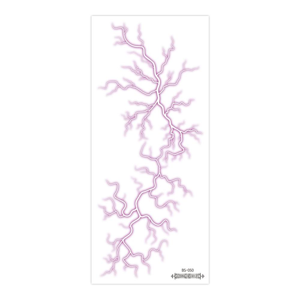 Водонепроницаемые тату-наклейки на Хэллоуин для группы Hunter Girl 2025 с венами и молниями