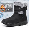 Snow Boots Men and Women The Same Winter Padded Thickened Cotton Boots Thick Bottomed Large Size Outdoor Warm Cotton Shoes Female Outdoor Winter Shoes