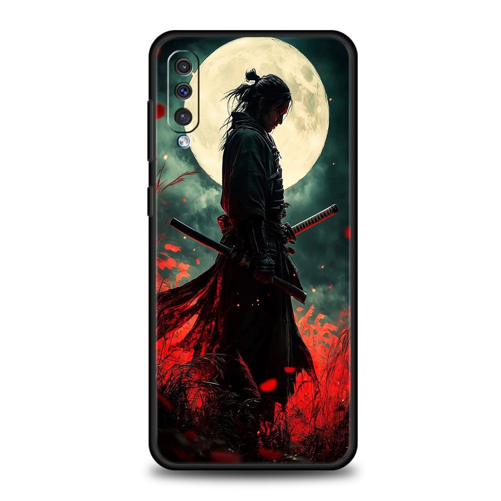 Японский Бусидо Самурай Чехол для телефона Для Samsung Galaxy A56 A36 A26 A34 A17 A16 A06 A14 A12 A54 A72 A22 A20e A52 A50 A40 A32Чехол