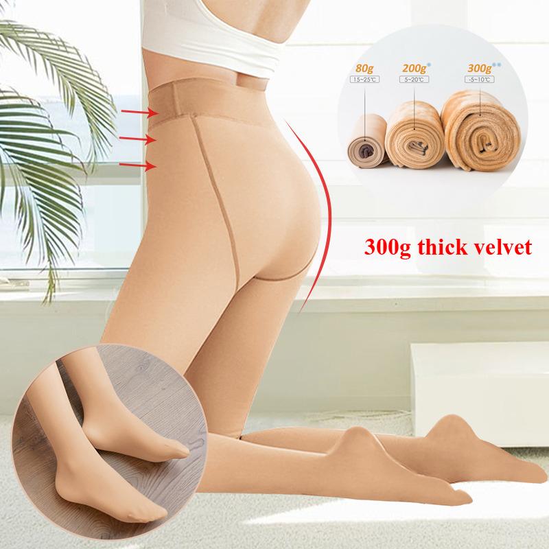 Зимние теплые леггинсы, сексуальные тонкие полупрозрачные колготки, нейлоновые колготки с высокой талией, эластичные толстые шерстяные носки, брюки, женские термолеггинсы