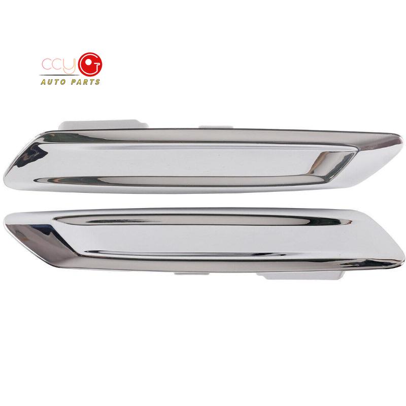 51137336645 51137336646 New Front Left+Right Chrome Fender Trim Molding For BMW F10 F11 528i 535i ATPP1213113001 511353228371D