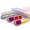 Mini Quick Splicing Wire Connector Hard Wire Straight Insertion 2/3/5/6/8pin Compact Conductor Terminal Block Junction Box