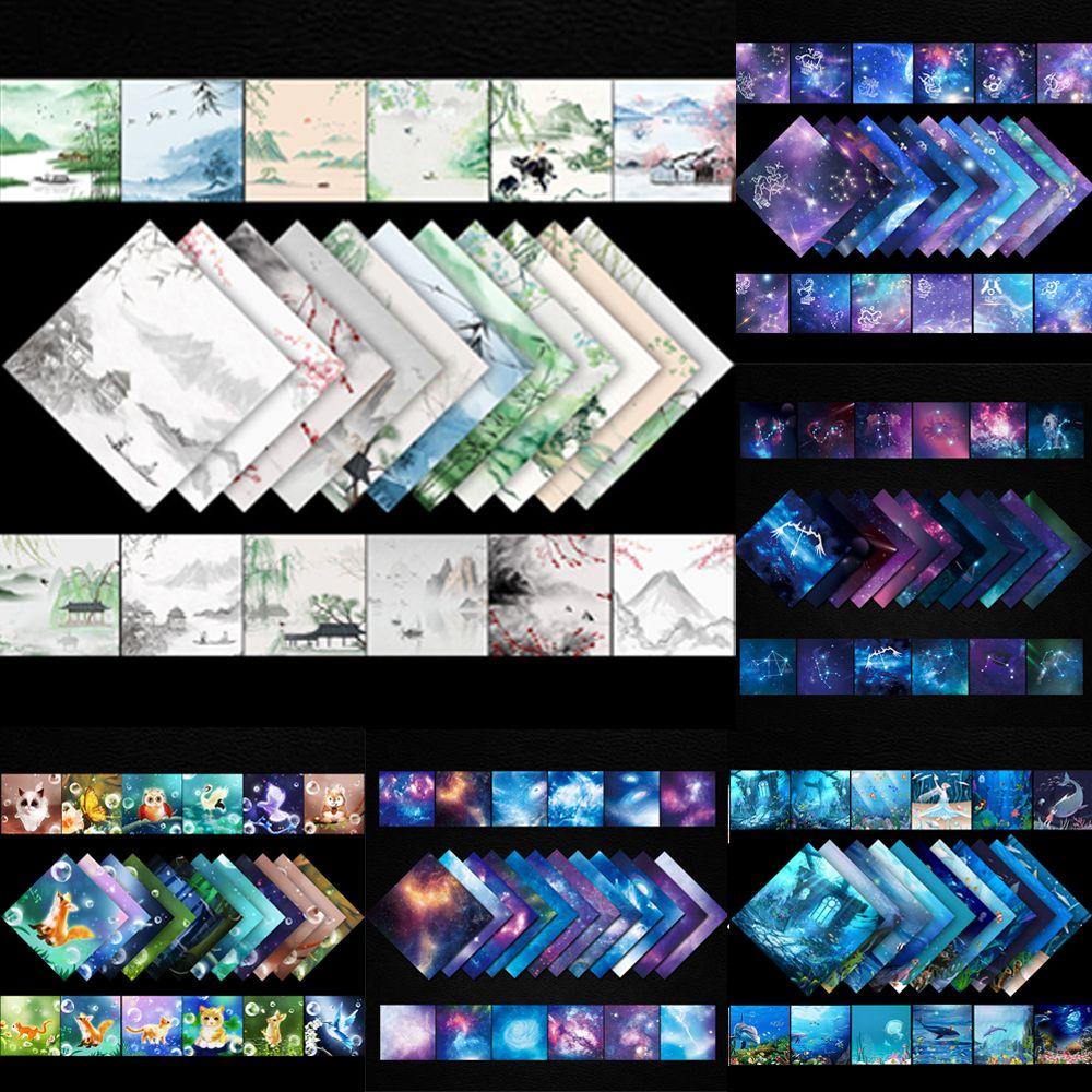 Creativity Square Gift Paper Decor DIY Star Craft Paper Scrapbooking Art Material Origami Paper