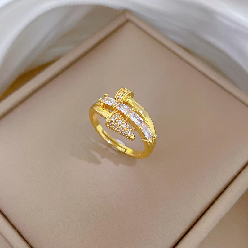 Модное регулируемое кольцо для женщин