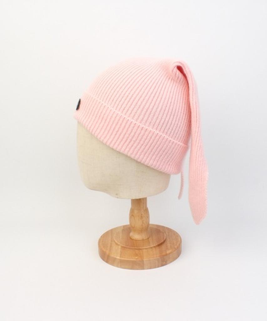 UNIVERSAL CHEMISTRY Rabbit Short Ear Pink Beanie Cat Beanie