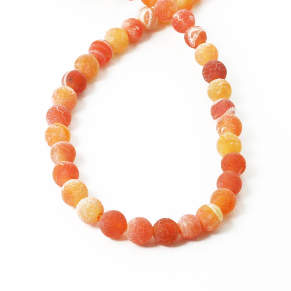 Натуральный камень Морозный краб Красочные сердолик круглые свободные бусины 6, 8, 10, 12, 14 мм для изготовления ювелирных изделий