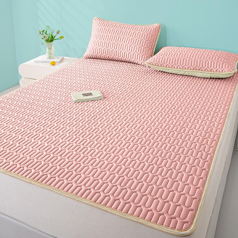Охлаждающий коврик из латекса, коврик из ледяного шелка, охлаждающий коврик для матраса, охлаждающий коврик для студенческого общежития, напольный коврик, детский, моющийся матрас из ледяного шелка
