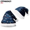 2024 Double-Sided Plus Velvet Christmas Hat for Adults & Kids