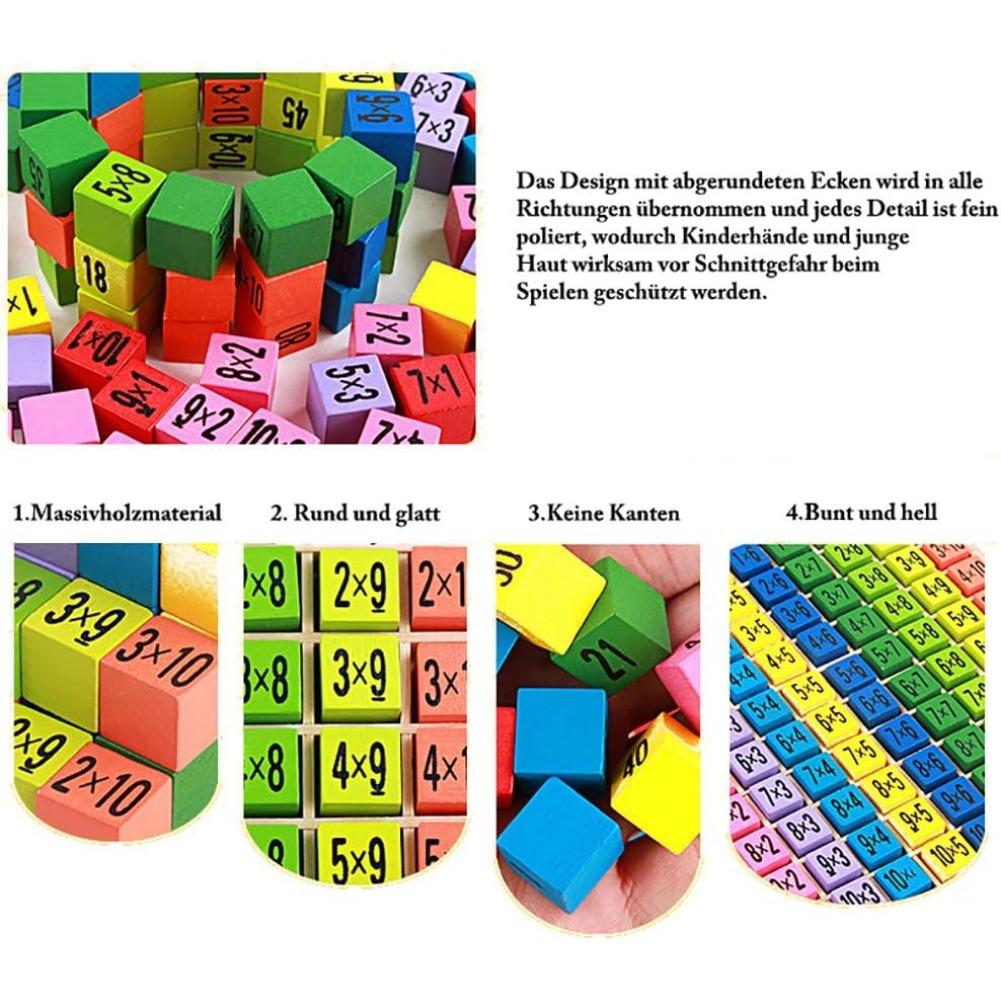 Деревянная счетная доска для изучения чисел 1 x 1, игрушка для изучения математики, красочные деревянные игрушечные броски, вычислительная доска, обучающие математические игры