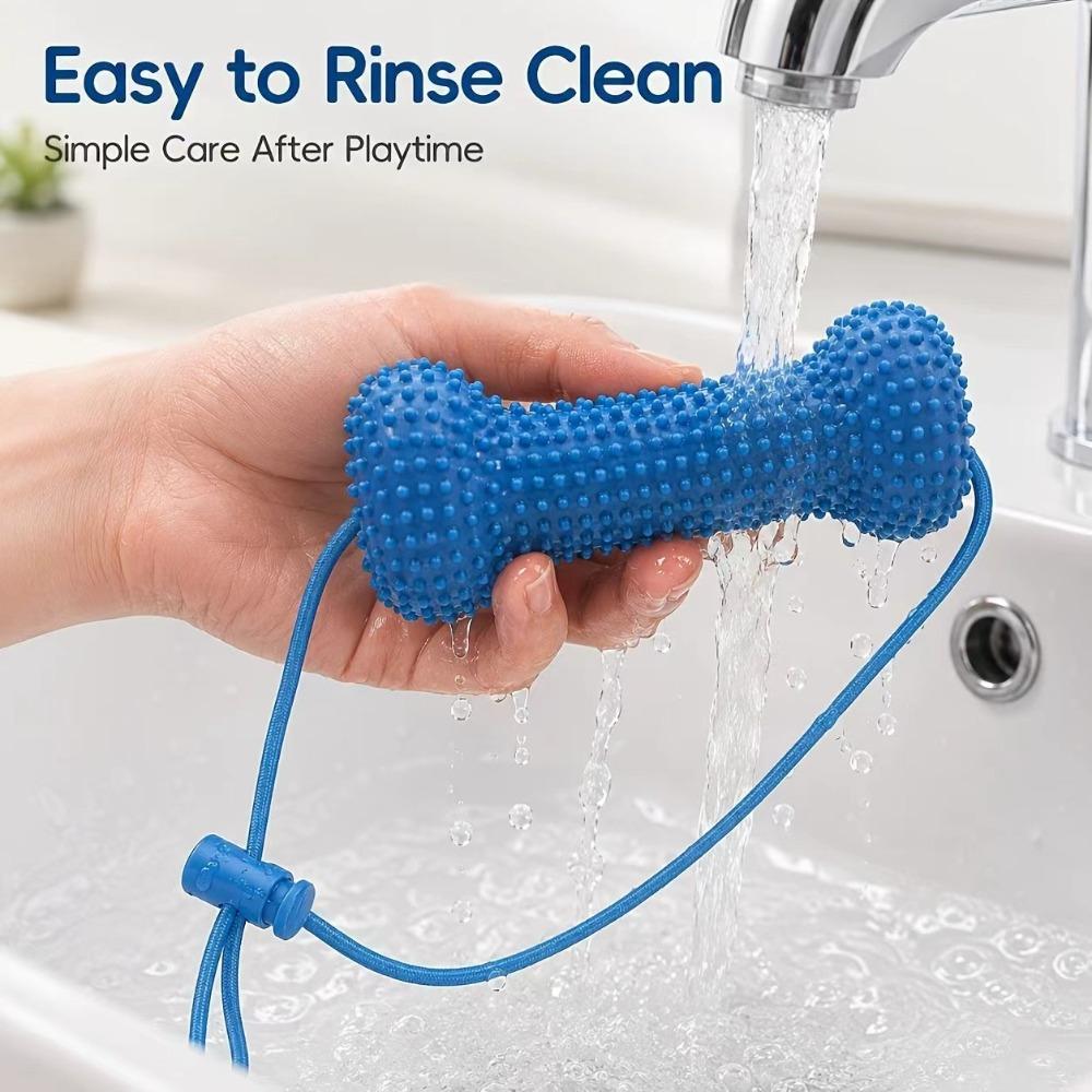 Prevents Tooth Decay Dual-Action Canine Dental Prop Dog Toothbrushing Toy  for Medium Small Dogs