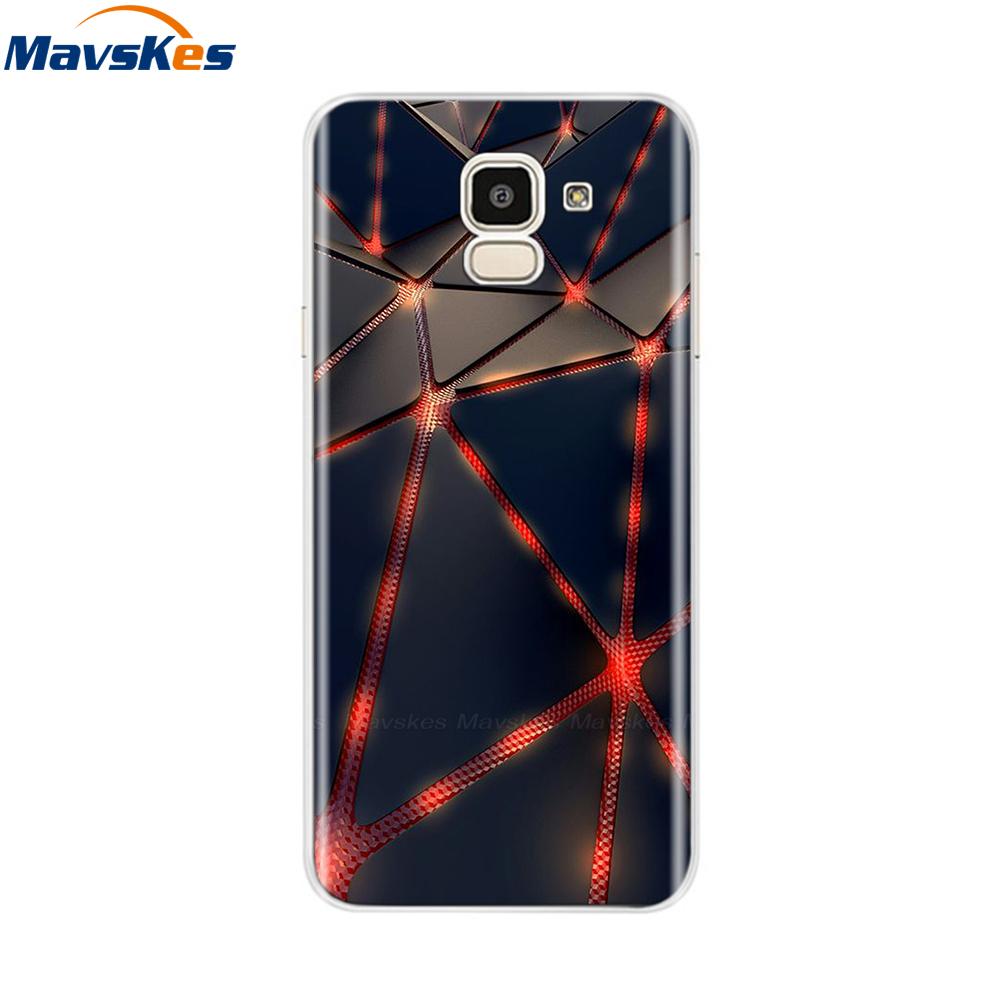 Чехол для Samsung Galaxy J6 2018 Мягкая задняя крышка из ТПУ-силикона sДля Coque Fundas Samsung J6 2018 J6 Plus 2018 Мягкие чехлы для телефона