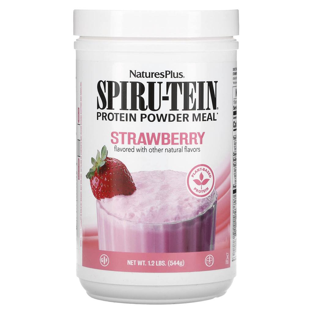 Spiru-Tein, Protein Powder Meal, Strawberry Flavor, 544G (1.2Lb)