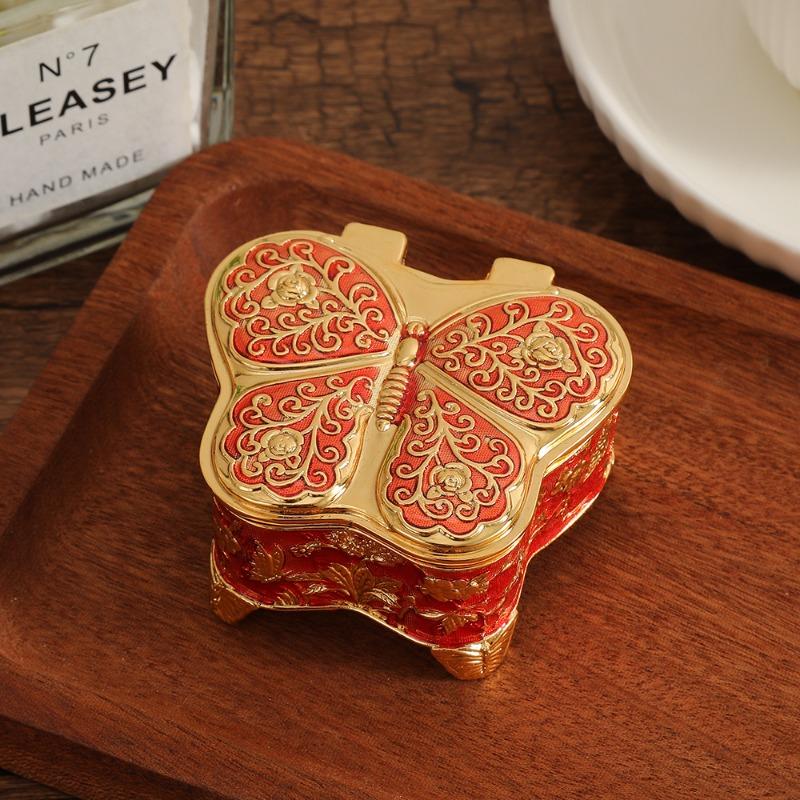 Jewelry Box - Metal Butterfly Jewelry Box - Zinc Alloy Jewelry Storage Box - Princess Jewelry Box - Gift Box