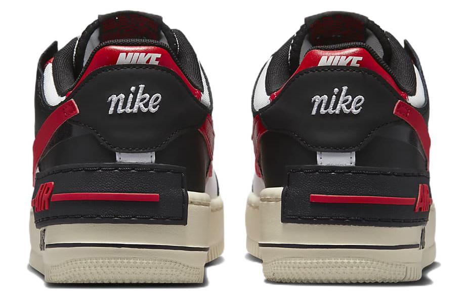 Nike Air Force 1 Low Shadow Белый Саммит Университетский Красный Черный Женские DR7883-102