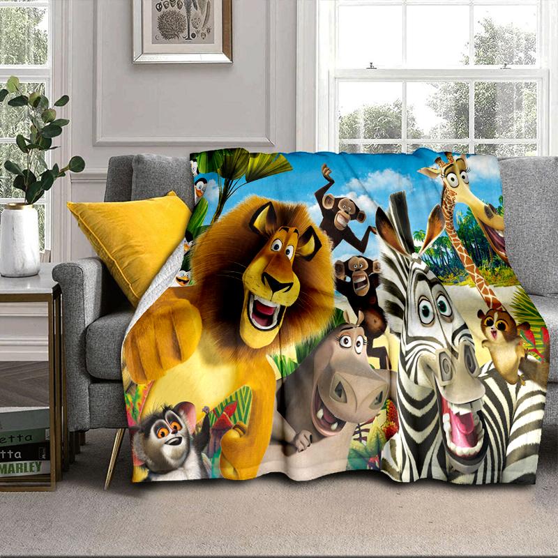 Penguins dventure Blanket Flannel Blanket for bed, sofa, Camping, Hiking, Picnic Essentials, gift for family Fan gifts