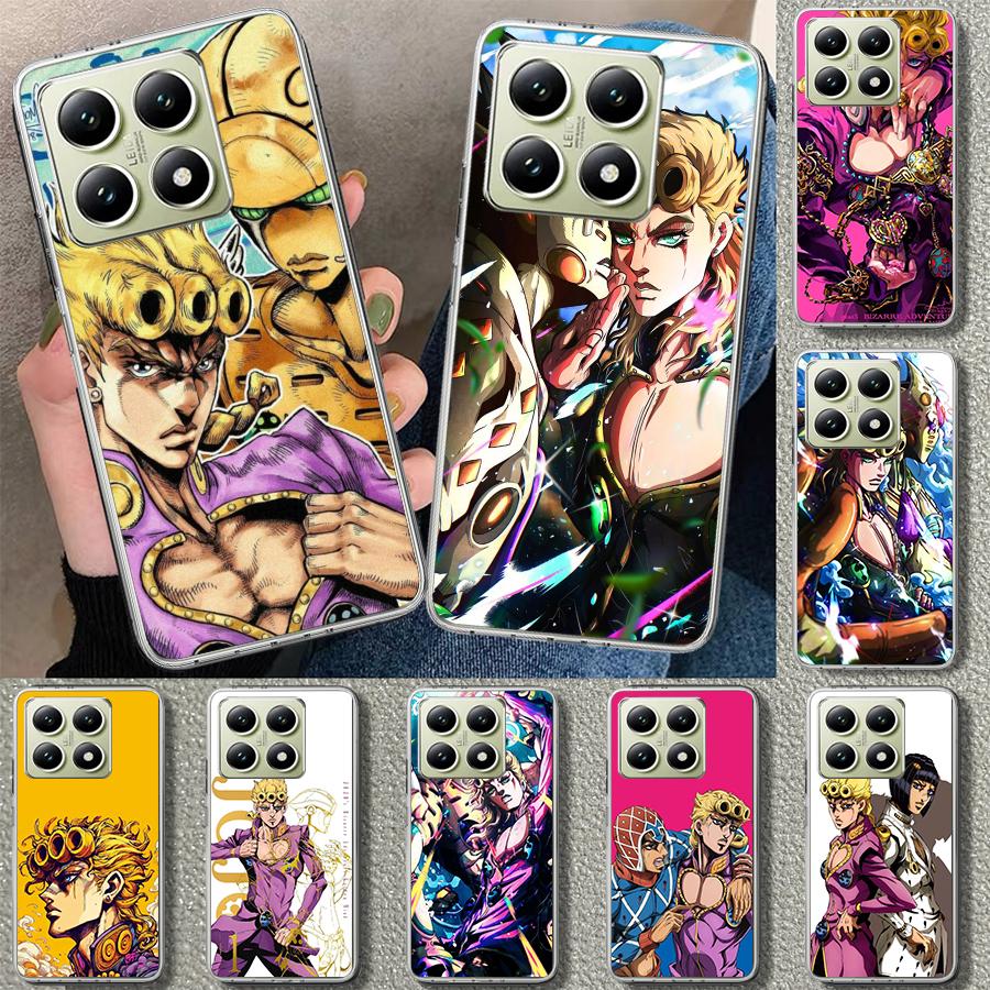 Чехол для телефона JoJo Adventure Giorno Giovanna для Xiaomi Redmi Note 15 14 13 12 11 Pro Plus 14S 12S 11S 11T 11E 10S 10 Кастоми