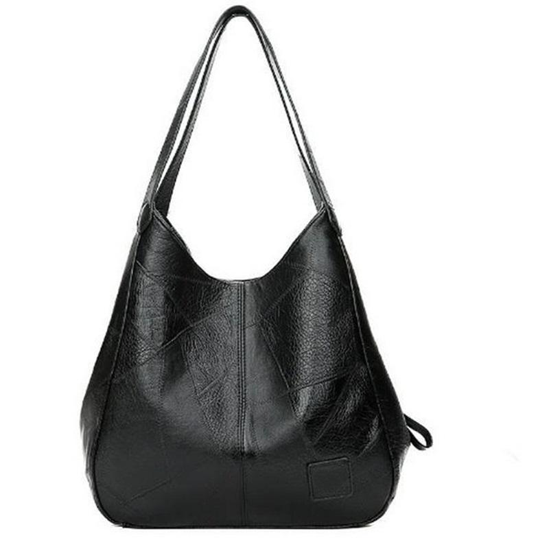 Women's Bags European And American Soft Leather Shoulder Bags Ladies All Match Shoulder Bags Simple Portable Tote Bags