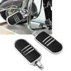 1Pair Chrome Motorcycle Foot Pegs Motorbike Footrests for Harley Davidson Road King Street