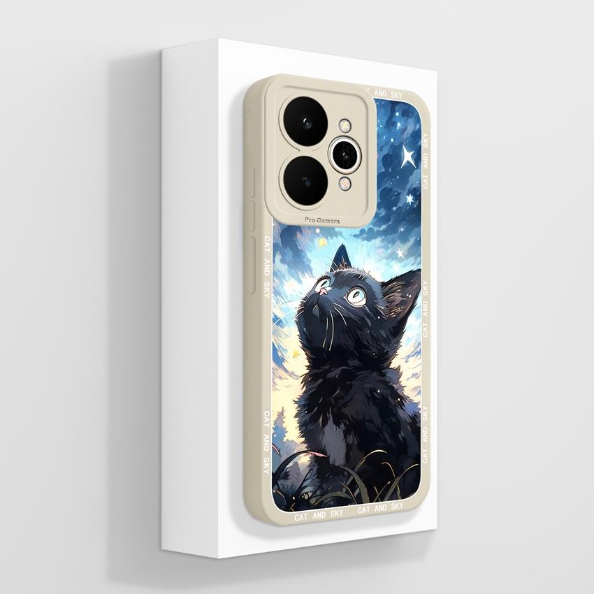 Для Oppo Realme 15 C71 C65 C53 C51 A5 A5x Reno11 14 Pro Чехол для телефона Красивый узор «Золотой лотос» Пылезащитный Прочный чехол Для Oppo Силиконовая мягкая накладка