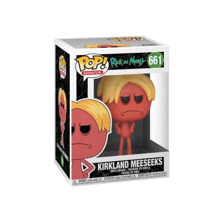 Figurine POP! Rick et Morty - FUNKO - Kirkland Meeseeks - 9 cm - Intérieur - Mixte - Adulte