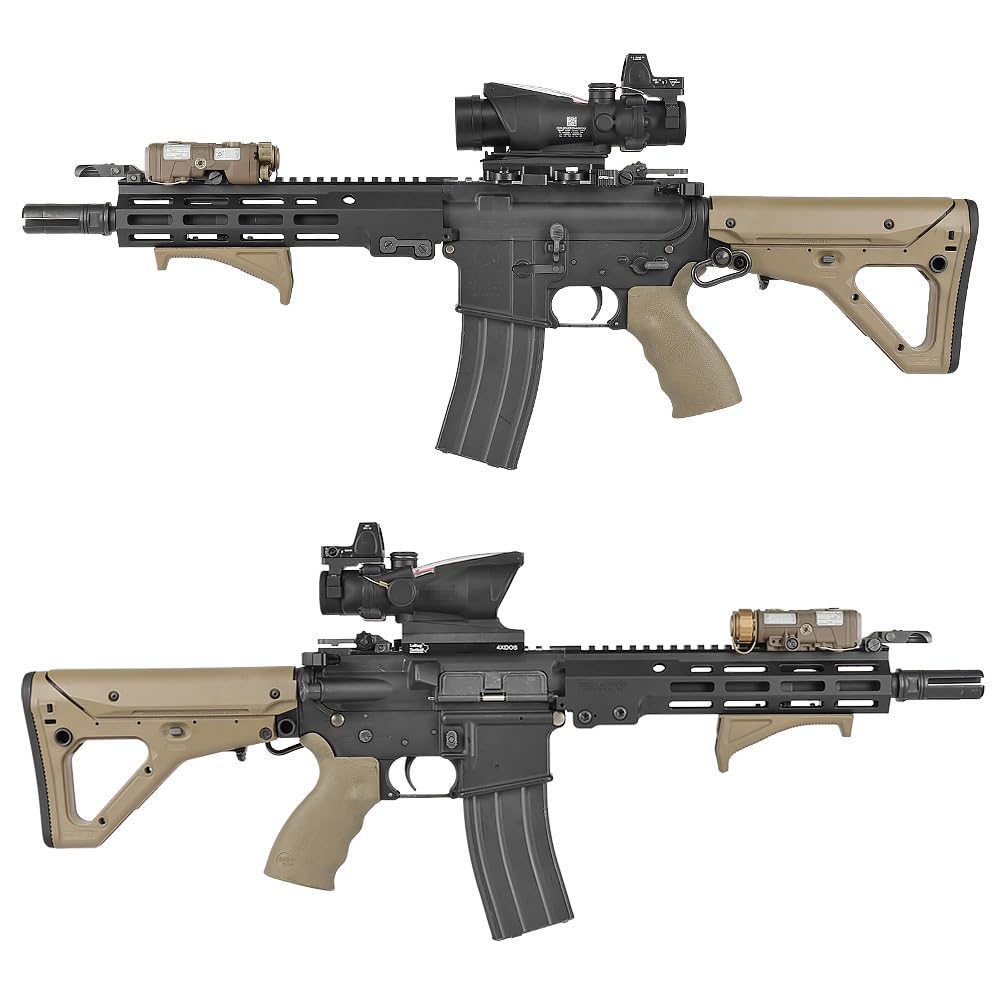 Ryohin Buhin Evolution Gear 4x Scope & Dot Sight Combo for COG TA31 ECOS RMR, Standard QD Mount, Black