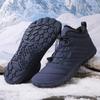 Fashion High-top Snow Boots Winter Cotton Shoes Women Men Plush Warm Outdoor Hiking Sneakers Non-slip Sports Shoes