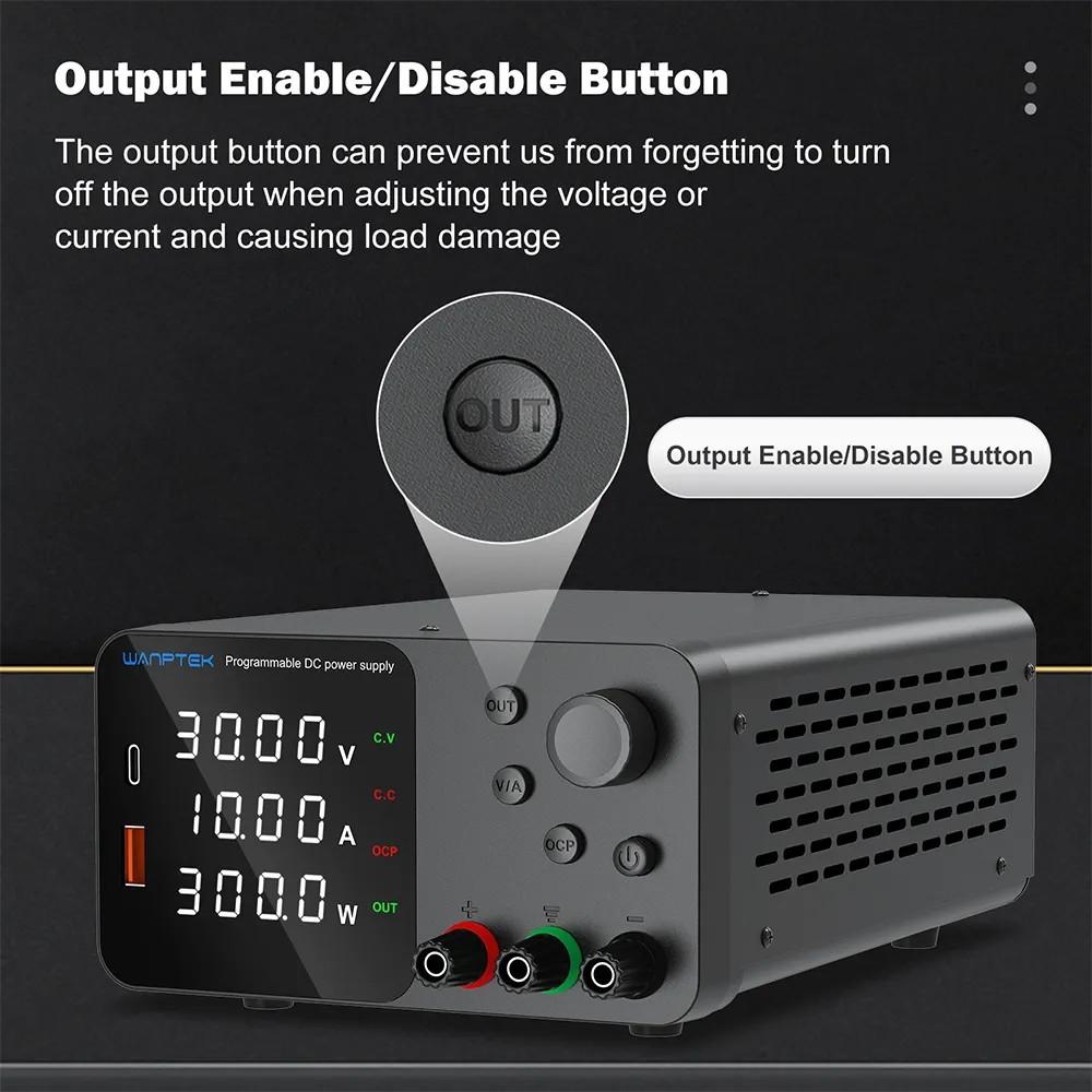 Светодиодный цифровой дисплей Регулируемый стабилизированный источник питания постоянного тока 30 В 10 А 60 В 5 А 120 В 3 А Лабораторное оборудование для золочения и ремонта