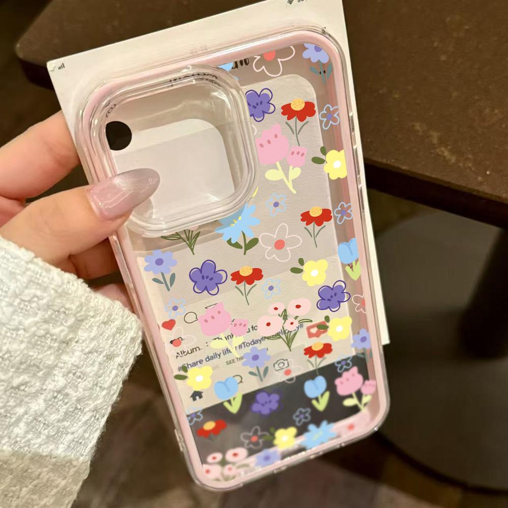 Красочный чехол для телефона с бантом для iPhone 17 16 15 14 13 12 Pro Max 17 Air Ударопрочный Рамка конфетного цвета Прозрачный бампер Задняя крышка