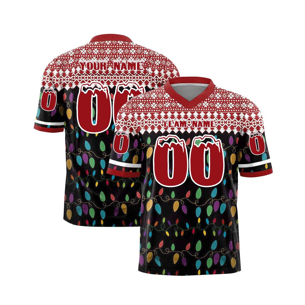 Custom Football Jerseys Personalized Printed Team Name & Number Sports Uniform For Men Women Youth1