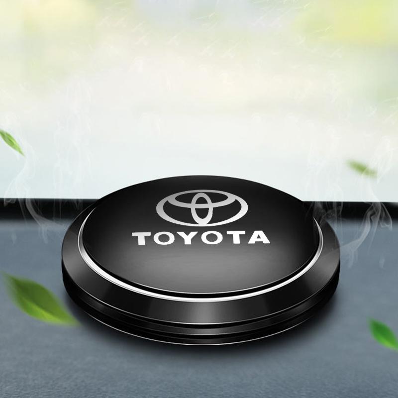 YQMN5 Car Interior Stickers Air Freshener Vent Clip Outlet Air Condition Diffuser Solid For Toyota Hilux Crown TRD chr Corolla Camry