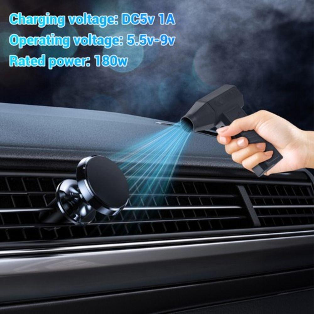 130000RPM Mini Turbo Jet Fan High-speed Brushless Motor Electric Air Duster Powerful Airflow Multifunctional
