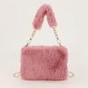 New Fashion Women Handbags Winter Furry Ladies Soft Plush Clutch Purse Shoulder Bags Fashion Female Crossbody Messenger Bag