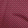 Cotton Flex Maroon Fabric Geometric Craft Projects Decor Fabric Printed By The Yard 40 Inch