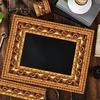 10M/Roll Photo Frame Vintage Black Board Stickers Gold 10M DIY Self-adhesive Border Decorative Sticker Party Decoration