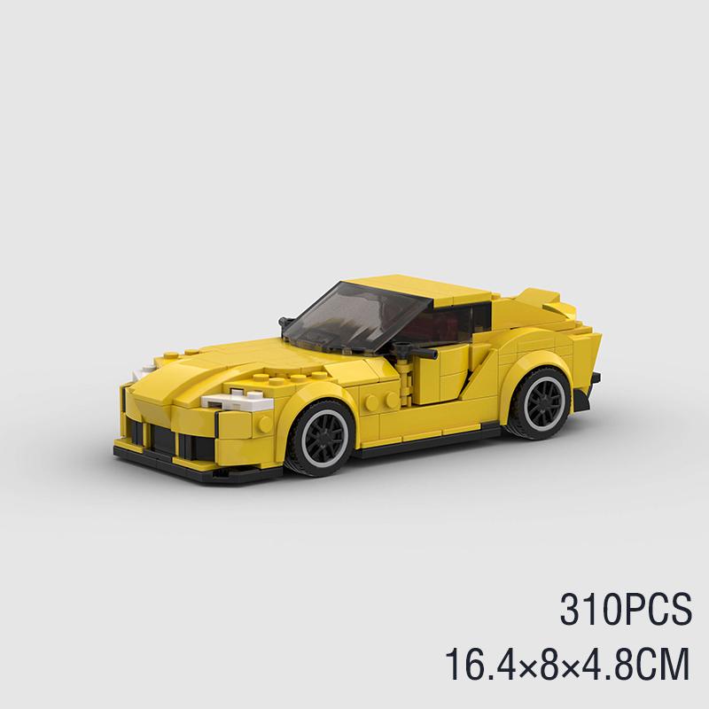 Moc City Speed Car Rally Sport Vehicle Racer ae86 M8 Модель Строительные блоки R34 Гоночный Супер Техника Кирпич Рождественский подарок