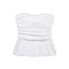 Kaslead New Arrival Women's Clothing Fashion Style Straight Collar off-the-Shoulder Tube Top Tops Skirt 4764018 4764400